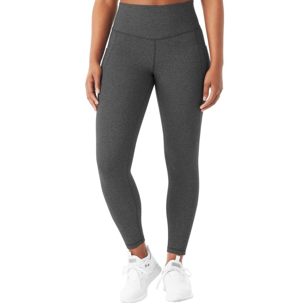Members Mark Grey Everyday High-Rise Pocket Ankle Legging Size XXL